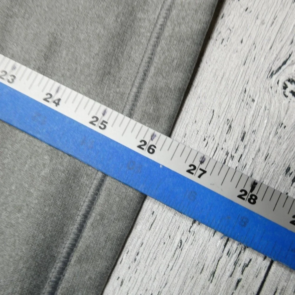 Nike Therma-FIT Sweatshirt Mens Large Gray 1/4 Zip Pullover Blue Swoosh Athletic